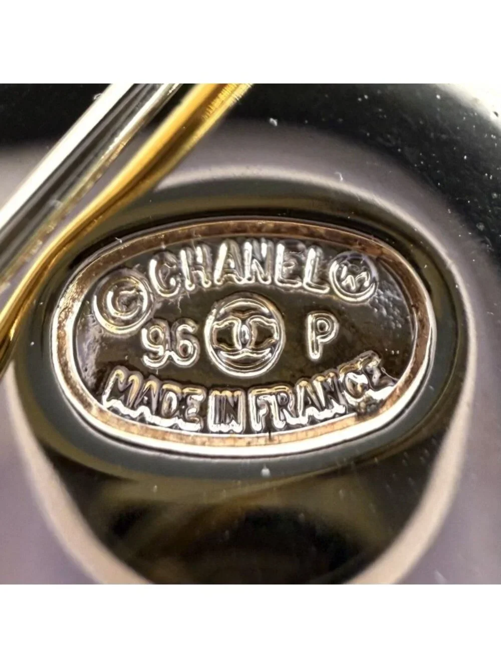 Chanel Brooch CC Logo Turnlock